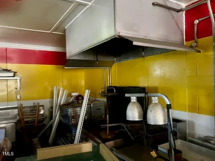 a room with gym equipment