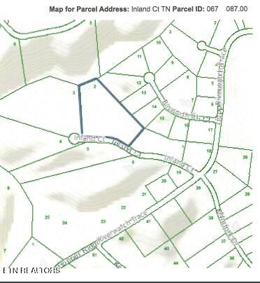 Lot 2 Inland Court Sparta, TN 38583 - Photo 36 of 37 TOPO MAP AERIAL VIEW