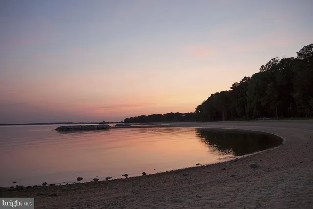 a view of outside space with mountain view