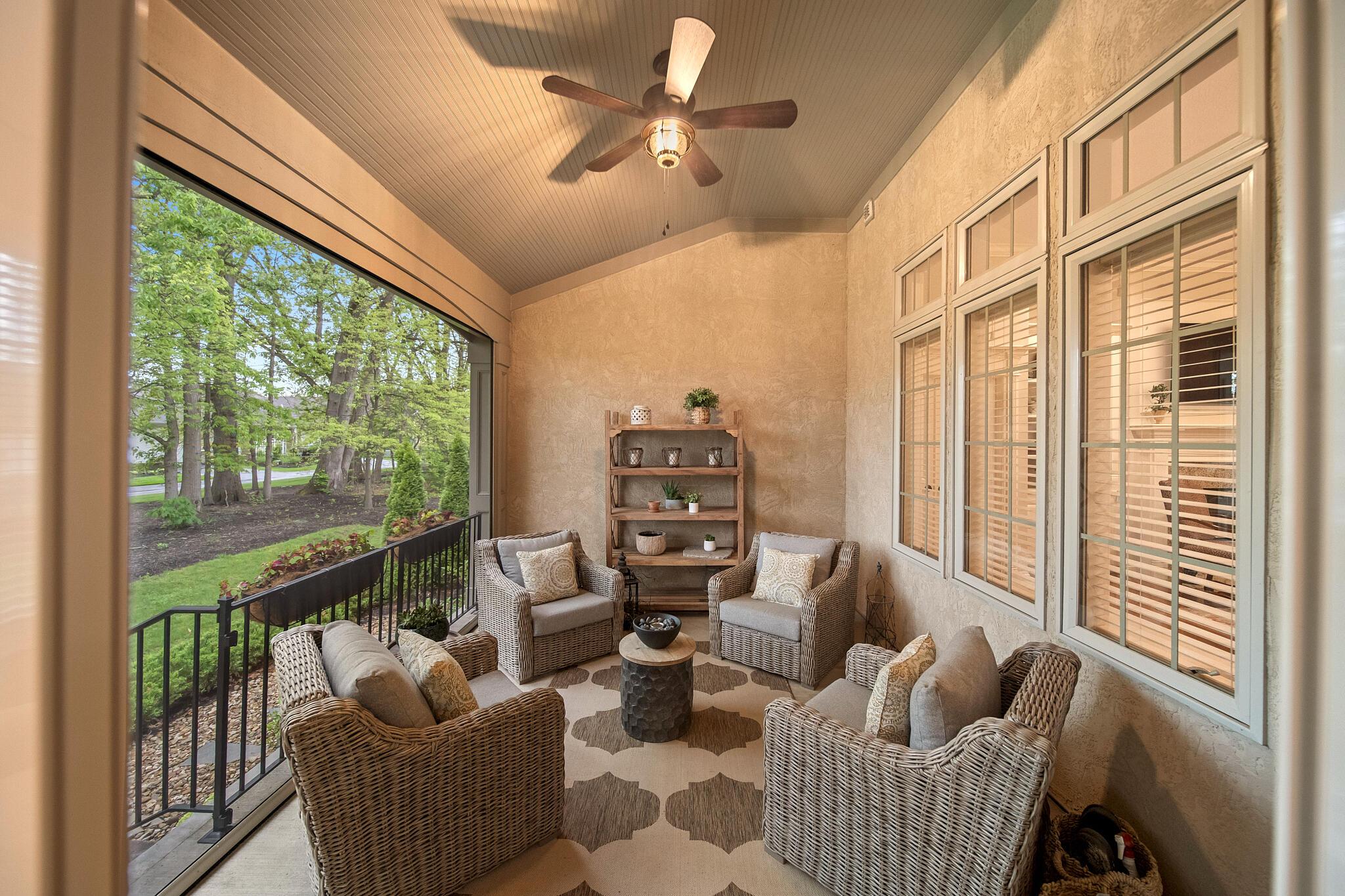 5482 Slater Ridge Westerville, OH 43082 - Photo 40 of 50 covered patio with automatic screen