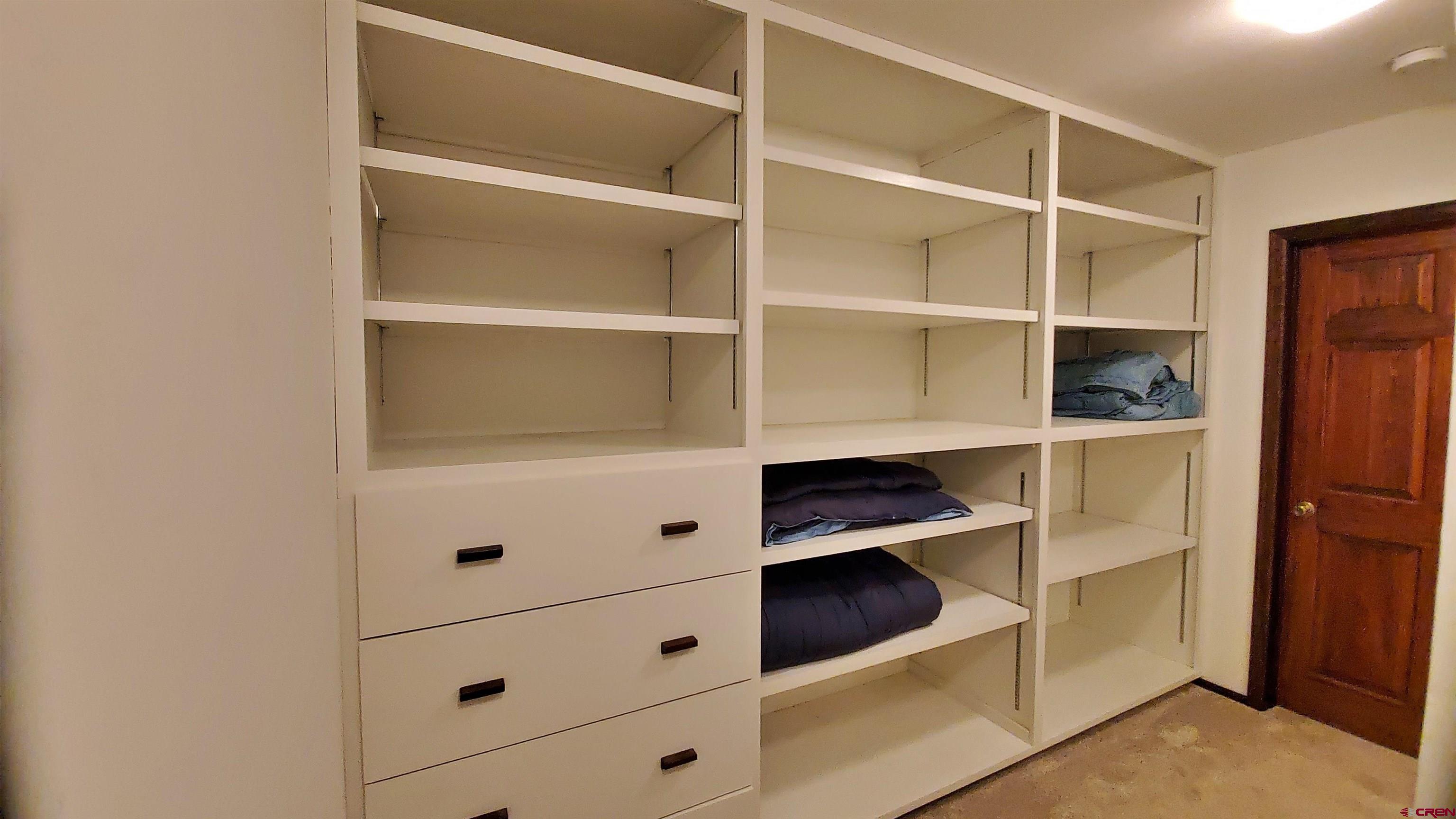 22250 County Rd M Cortez, CO 81321 - Photo 25 of 45 a view of walk in closet with empty racks
