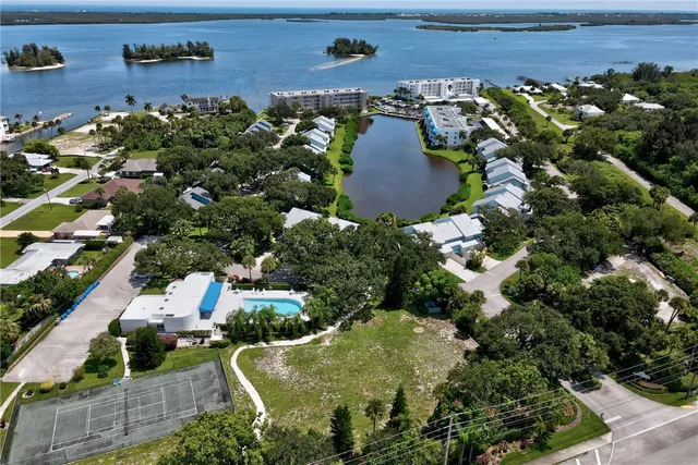 a view of a city with houses