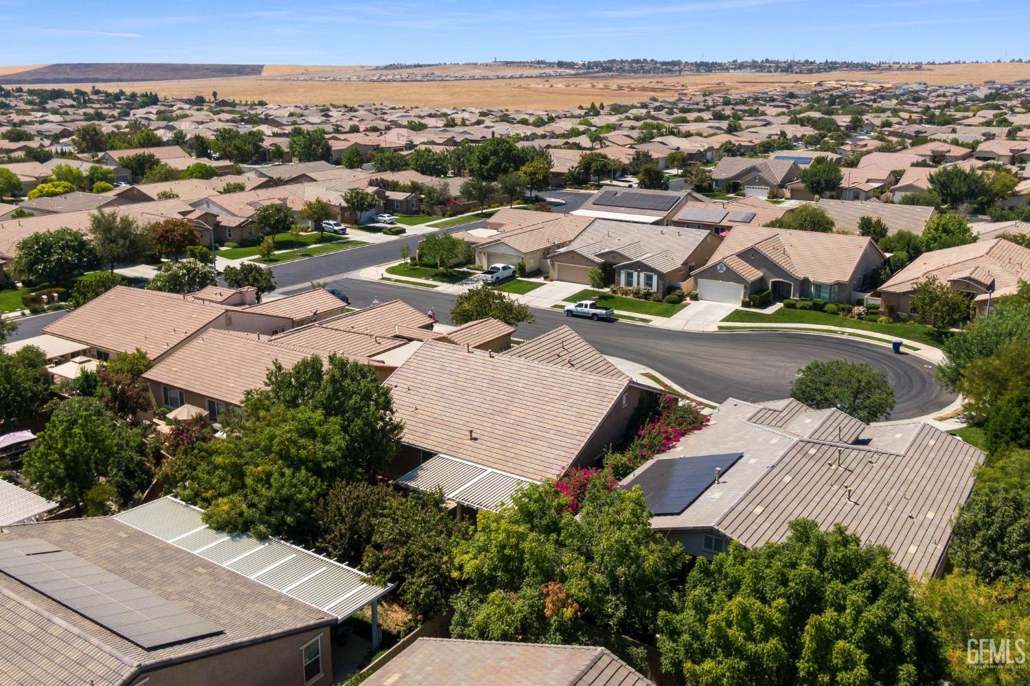Undisclosed Address Bakersfield, CA 93306 - Photo 28 of 36 an aerial view of residential house with outdoor space