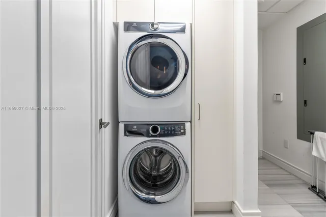 a view of a balcony next to a lake view