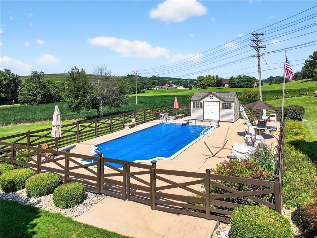 1238 Georges Station Road Greensburg, PA 15601 - Photo 38 of 50 Sparkling in-ground salt water pool that promises endless summer and pool parties.