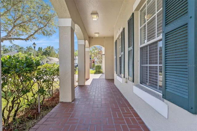 a view of a house with a entryway
