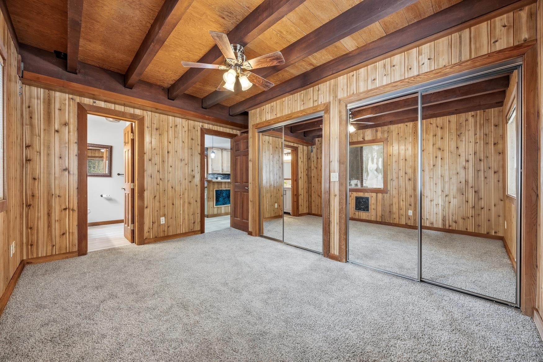 51379 Donner Pass Road Soda Springs, CA 95728 - Photo 10 of 22 an empty room with ceiling fan