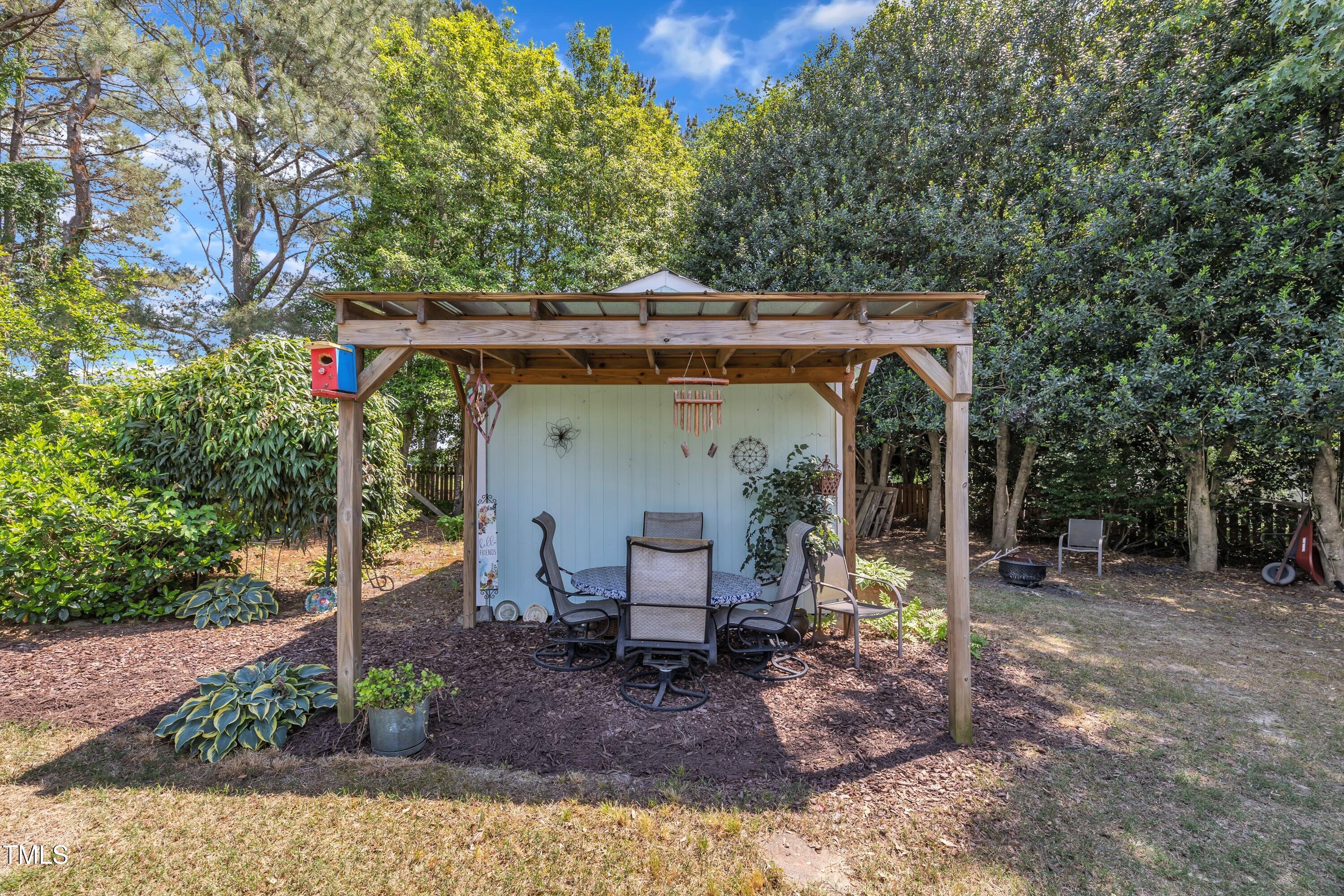 1112 Turner Farms Road Garner, NC 27529 - Photo 43 of 43 a view of an outdoor space with seating area