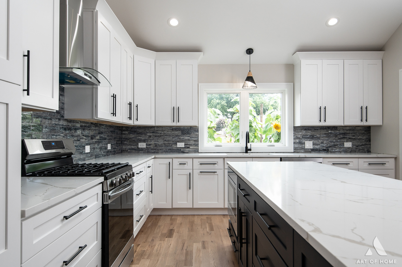 7951 West 73rd Place Bridgeview, IL 60455 - Photo 13 of 41 a kitchen with a white cabinets and window