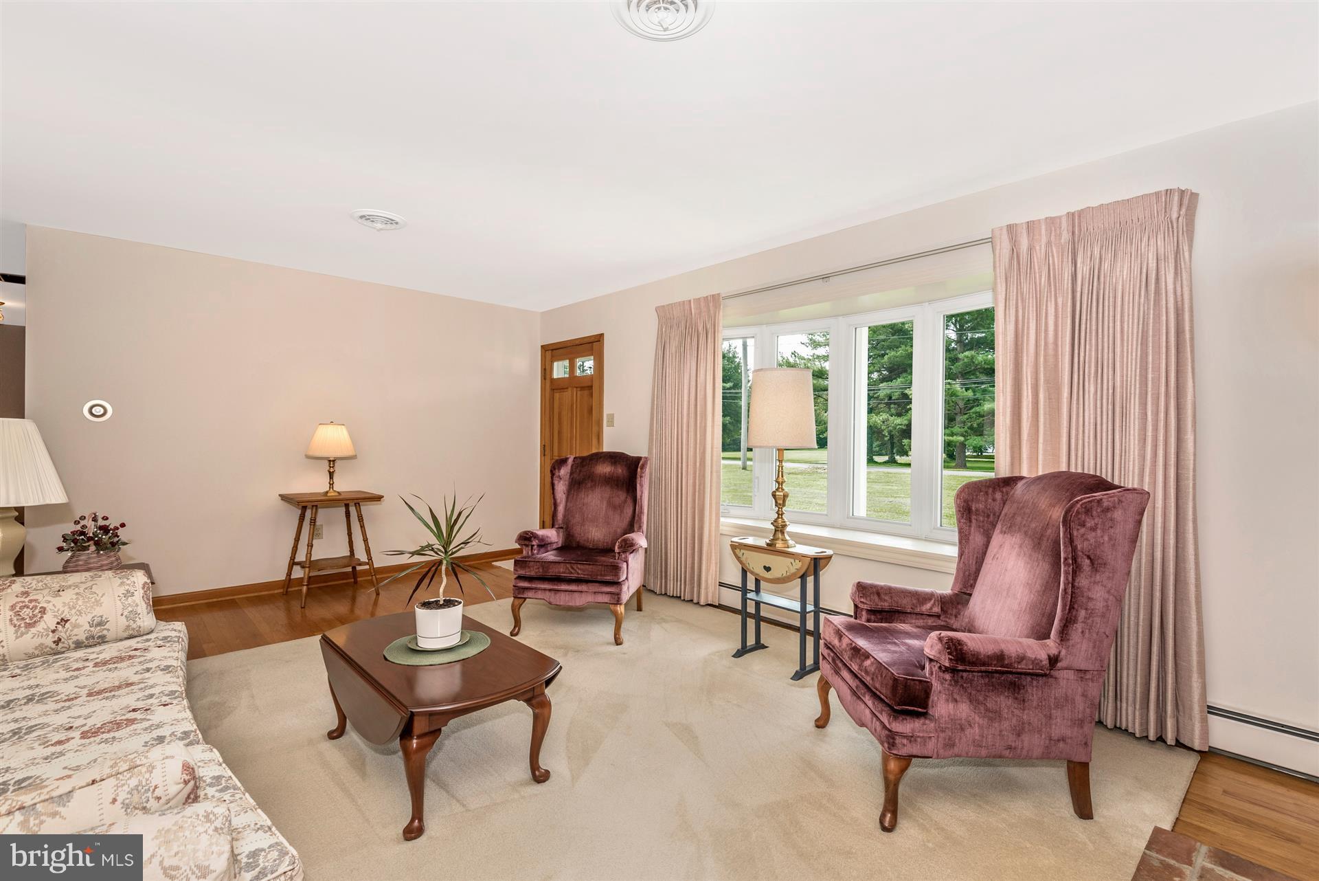 Living Room with larger windows