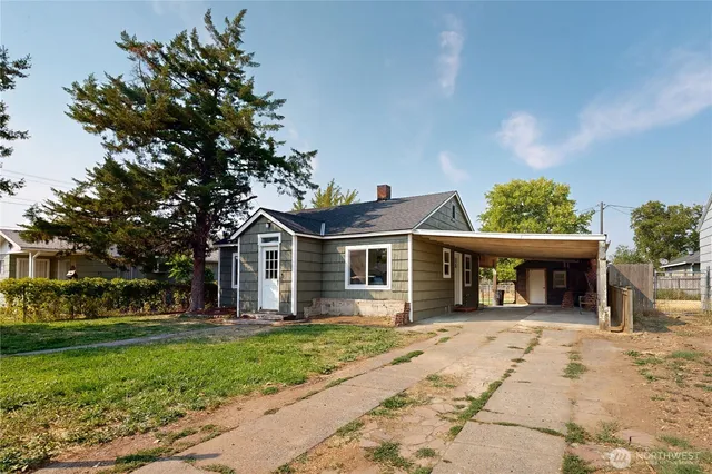 front view of a house with a porch