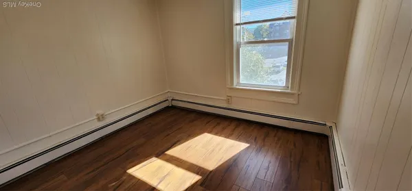 a view of wooden floor in a room