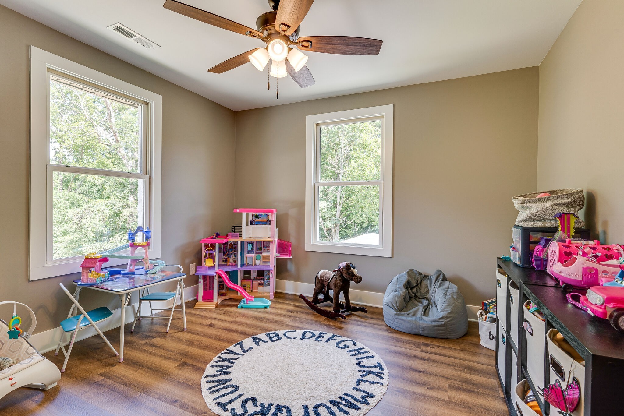 6626 Herbert Shannon Road Springfield, TN 37172 - Photo 14 of 19 a living room with furniture and a wooden floor