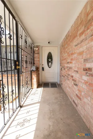 a view of a front door