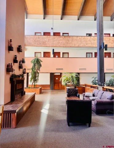 a outdoor living space with patio furniture