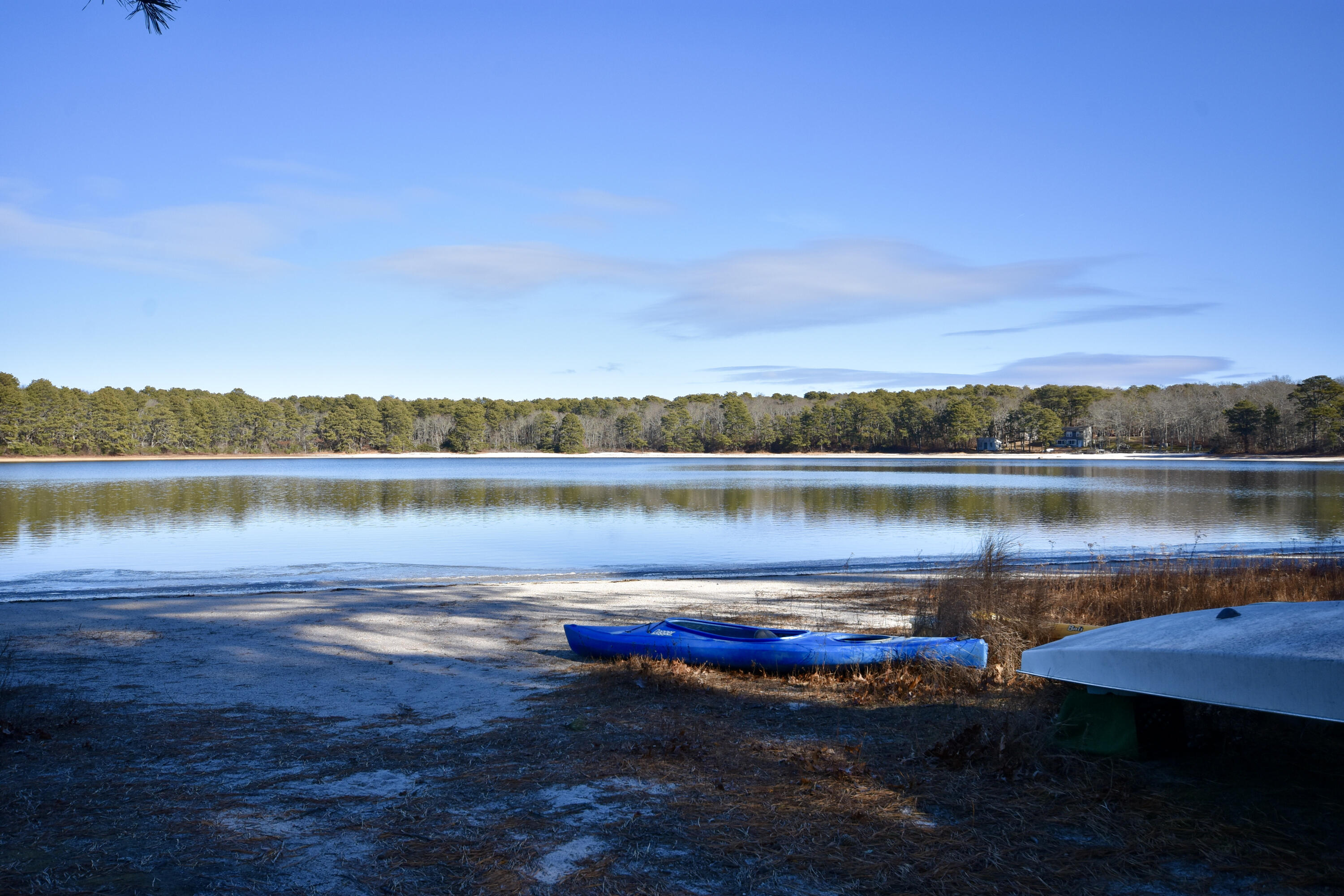 300 Buck Island Road, Unit 5D West Yarmouth, MA 02673 - Photo 17 of 22 a view of a lake with houses in the back