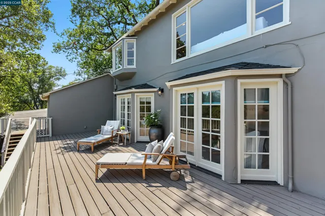 a view of a house with sitting area
