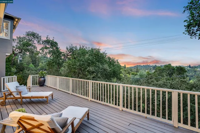 a house with outdoor seating