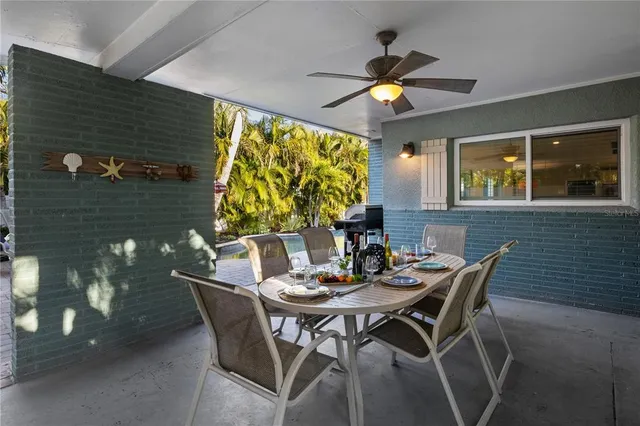 a house view with a garden space
