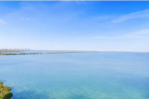 a view of an ocean and beach