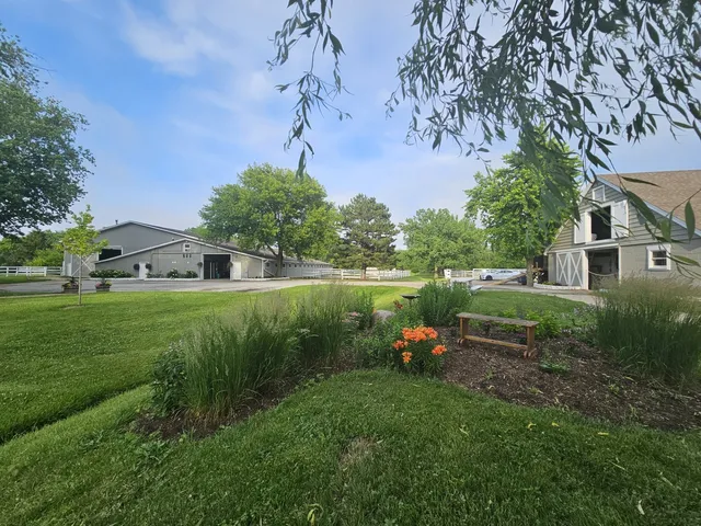 a house view with a outdoor space