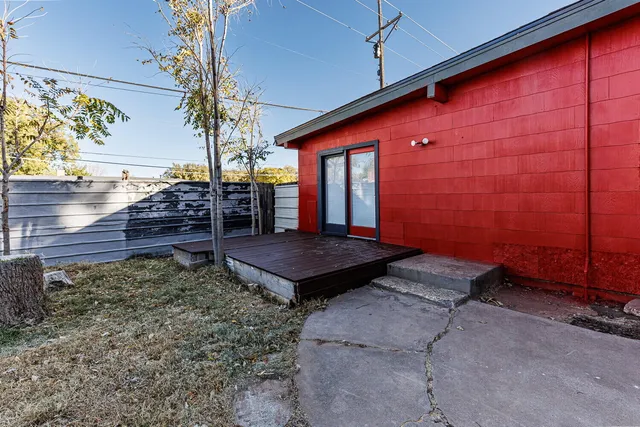 a view of outdoor seating