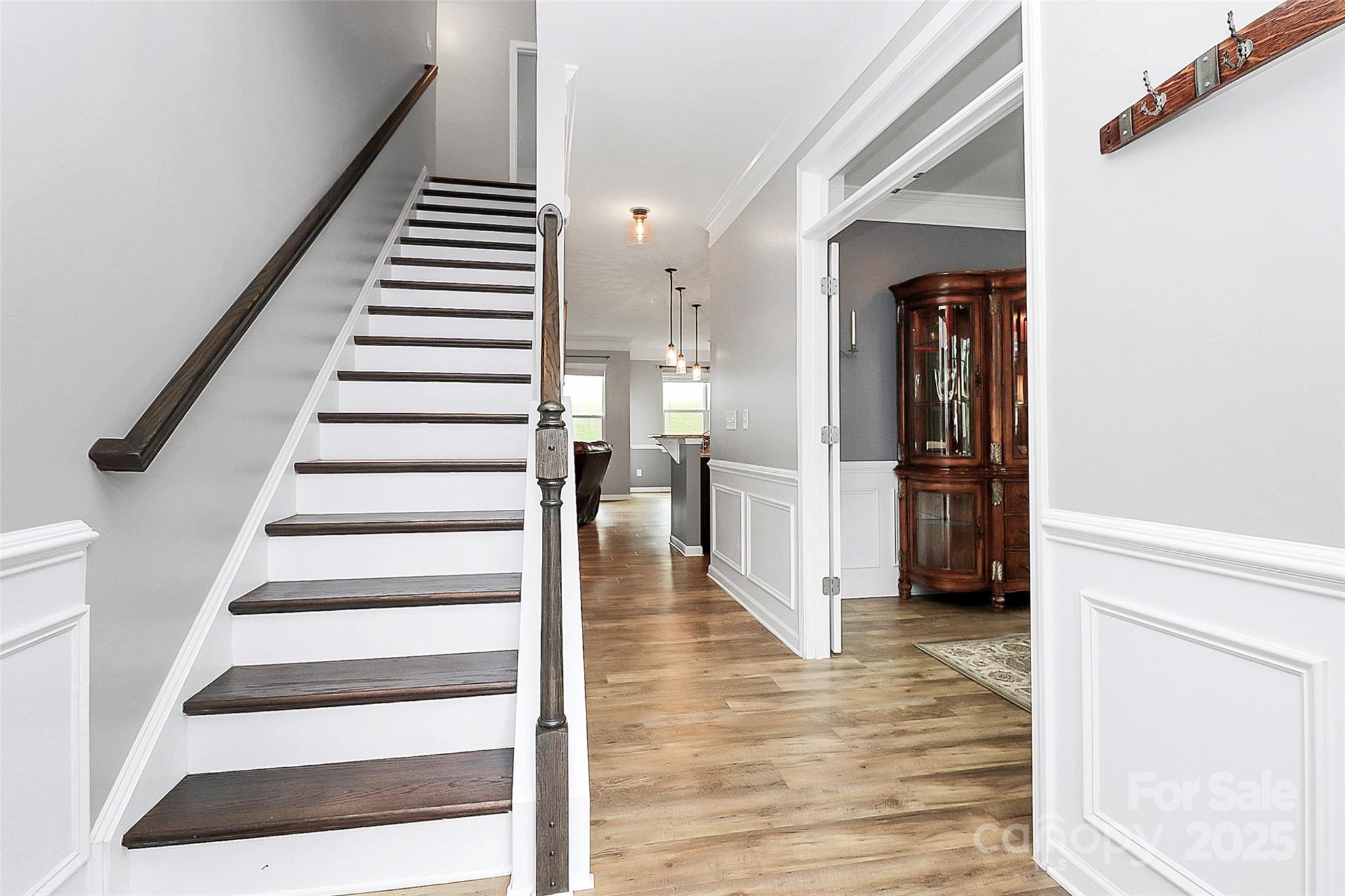 1093 Baldwin Drive Lancaster, SC 29720 - Photo 4 of 42 a view of entryway and hall with wooden floor