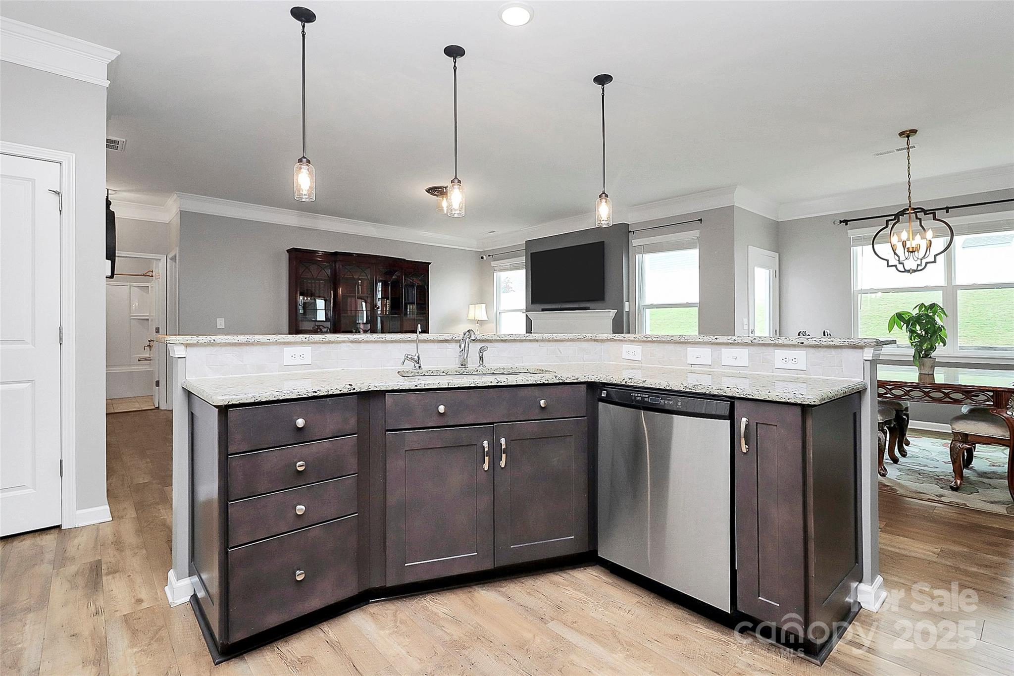 1093 Baldwin Drive Lancaster, SC 29720 - Photo 10 of 42 a bathroom with a granite countertop sink and a mirror