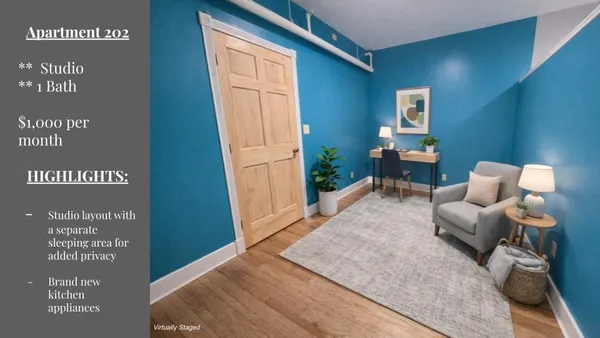 $1,000 | 27 East Main Street, Unit 202, Waterloo, NY 13165