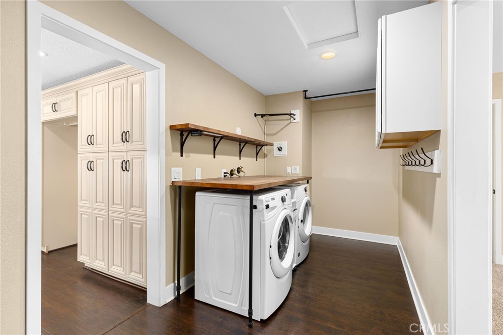 8729 Hillside Road Rancho Cucamonga, CA 91701 - Photo 21 of 66 a utility room with dryer and washer