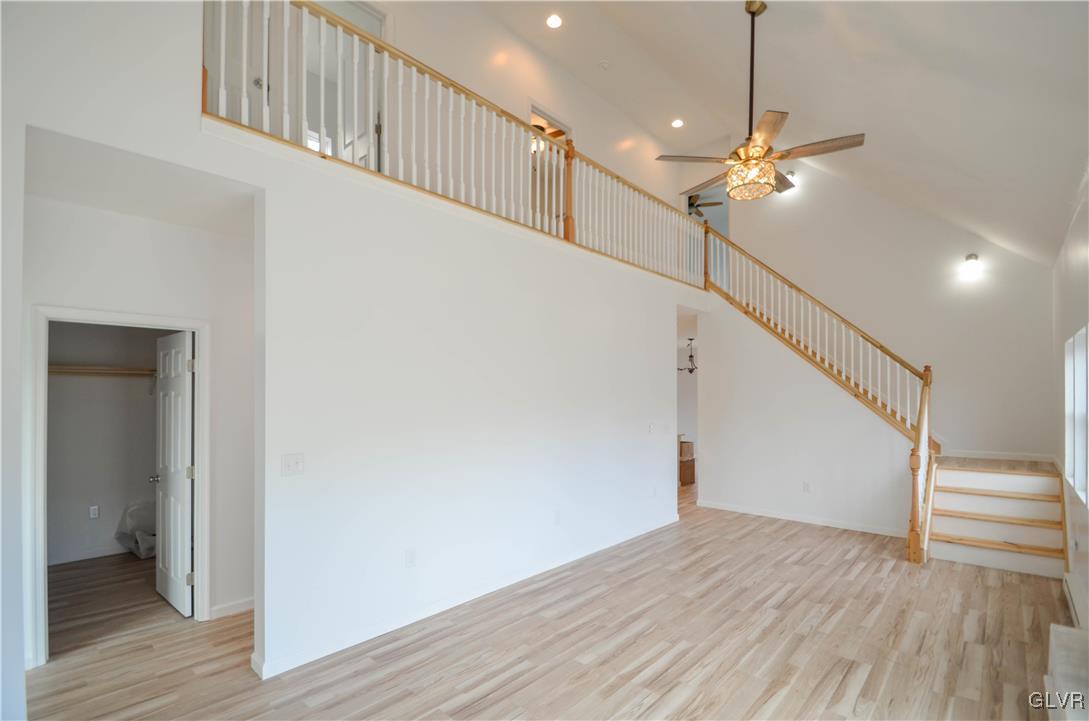 2 Elm Street Mount Pocono, PA 18344 - Photo 5 of 45 a view of a hallway with wooden floor and staircase
