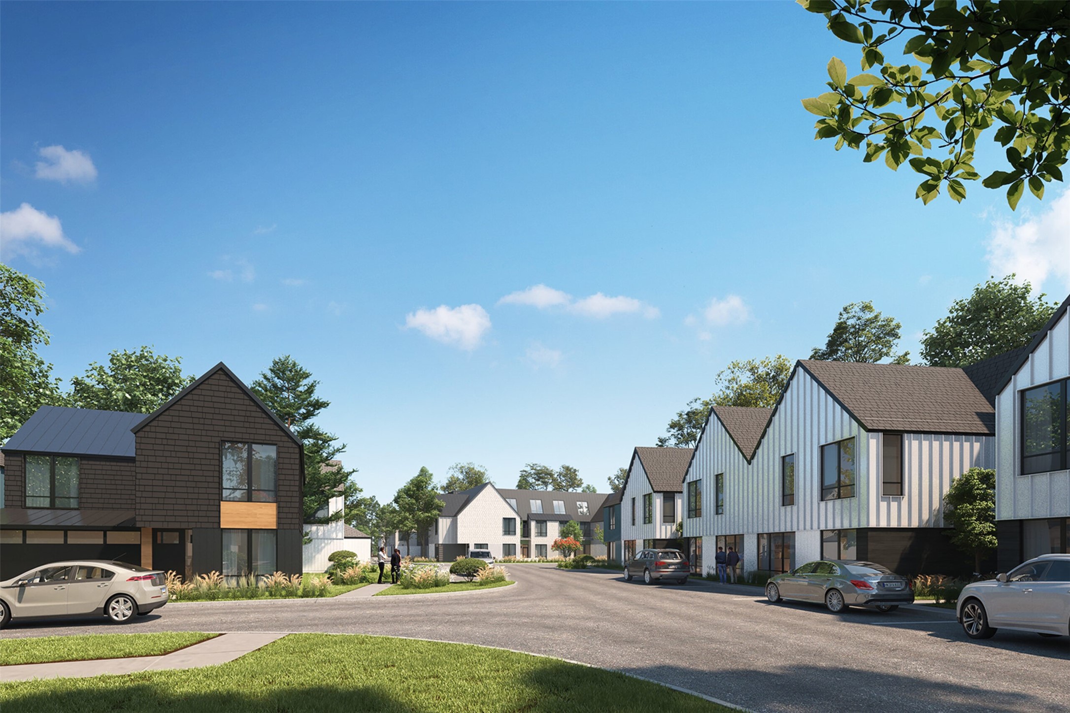 1941 Sawdust Road, Unit 274 The Woodlands, TX 77380 - Photo 13 of 16 a front view of a house with a garden and tree