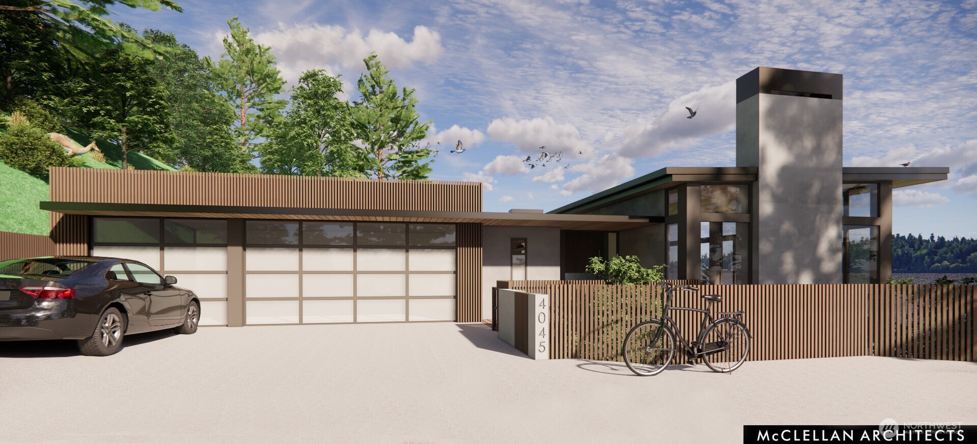 4045 West Mercer Way Mercer Island, WA 98040 - Photo 18 of 25 a view of a car garage