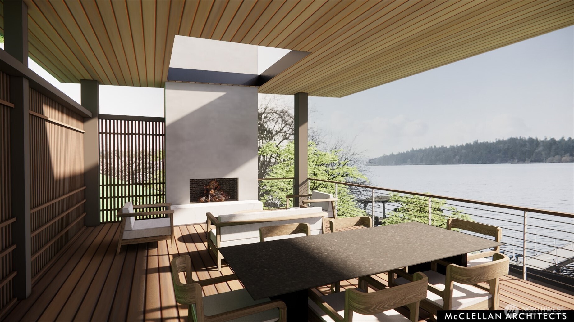 4045 West Mercer Way Mercer Island, WA 98040 - Photo 8 of 25 a terrace with outdoor seating and city view