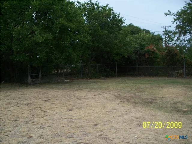 a view of backyard with green space