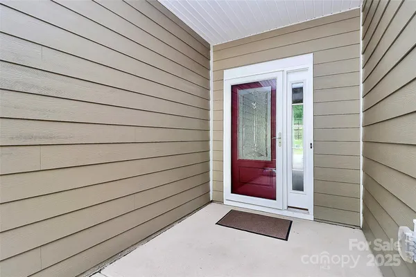 a view of front door