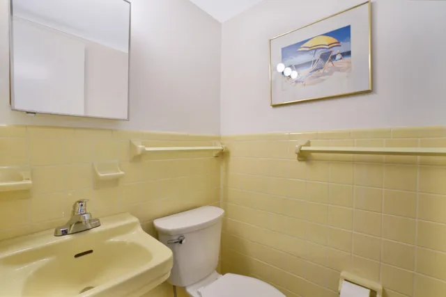 a bathroom with a sink and a toilet