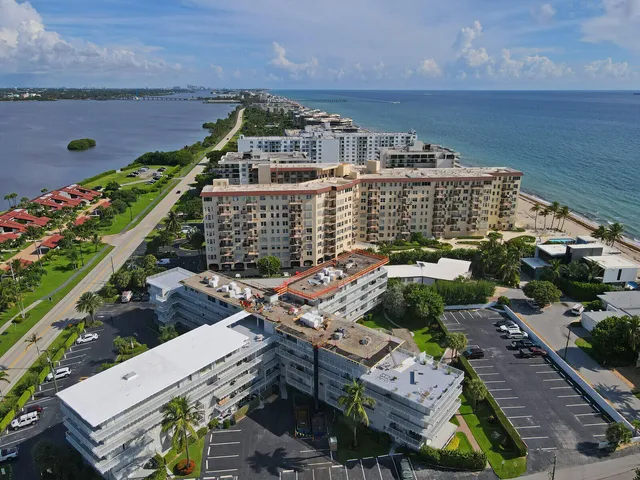 a view of a city with an buildings
