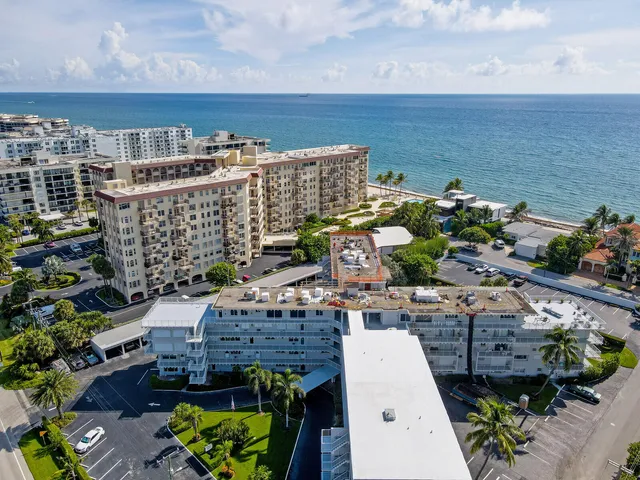 a view of a city with ocean