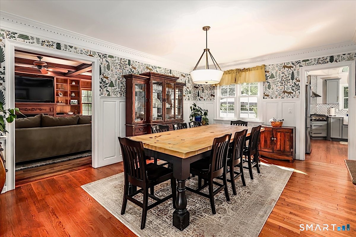 6 Elizabeth Street Newtown, CT 06470 - Photo 13 of 40 Easy Access from Dining Room into Family Room