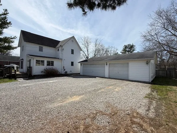 a house view with a outdoor space