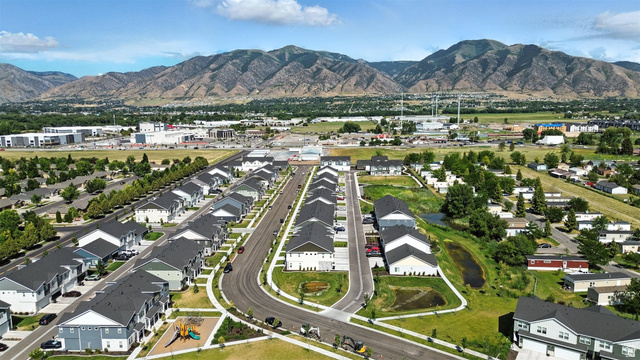 1221 West 1870 South Logan, UT 84321 - Photo 19 of 20 New construction residential development featuring a structured street grid and consistent architectural styles