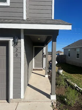 a view of a house with a outdoor space