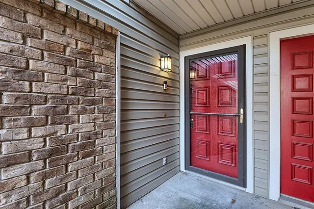 a view of a wooden fence