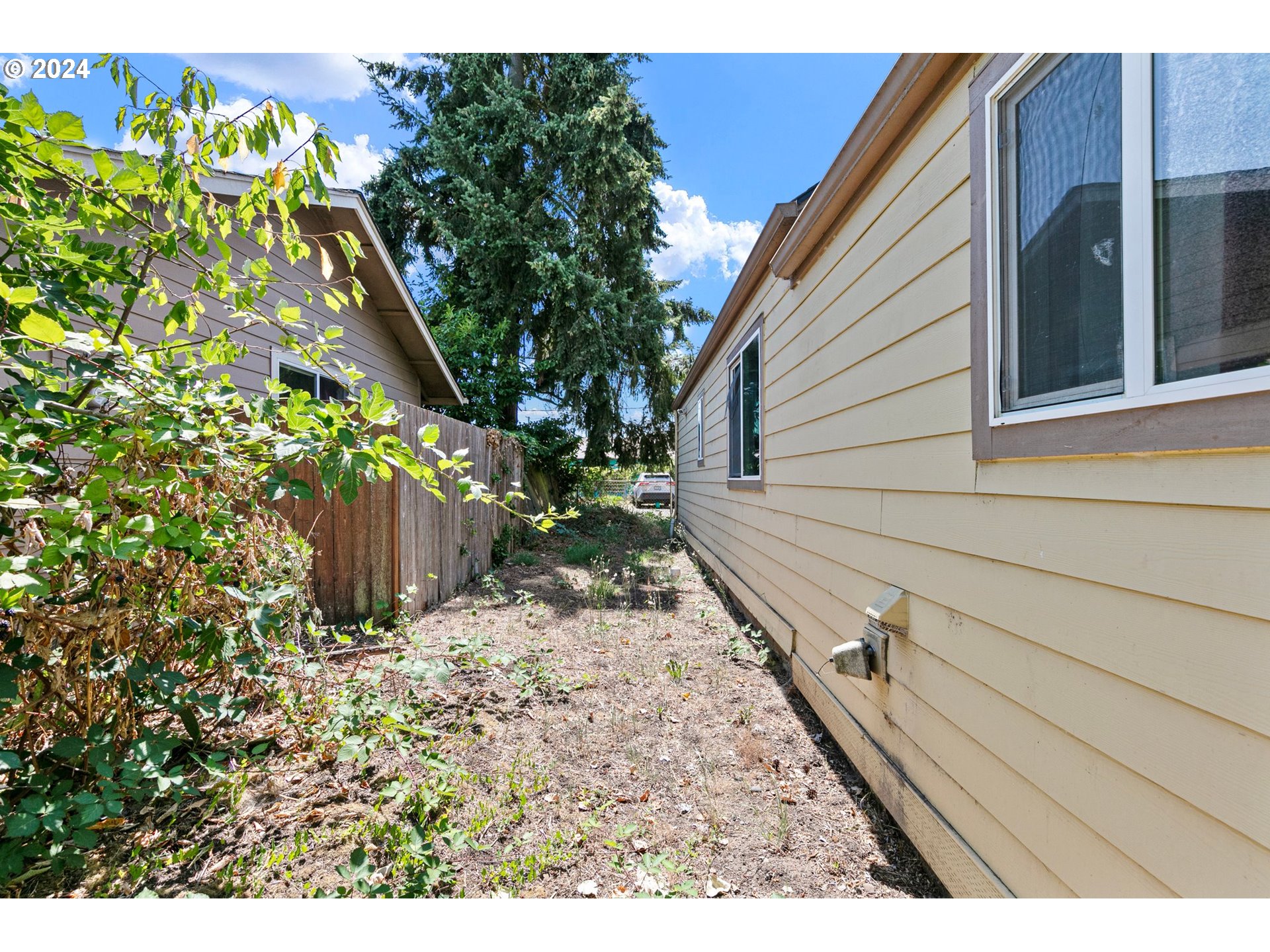 179 35th Street Springfield, OR 97478 - Photo 30 of 46 a backyard of a house with lots of green space