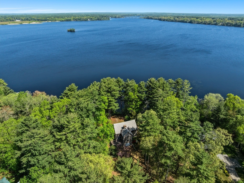 362 Snows Pond Road Rochester, MA 02770 - Photo 33 of 41 an aerial view of a houses with a lake view