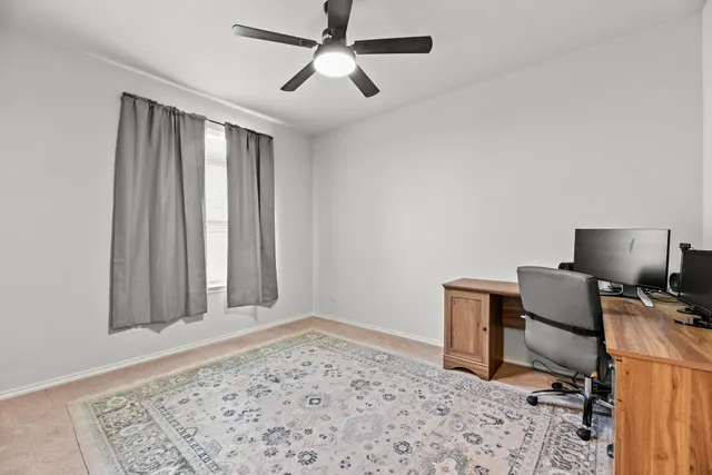 a workspace with a window