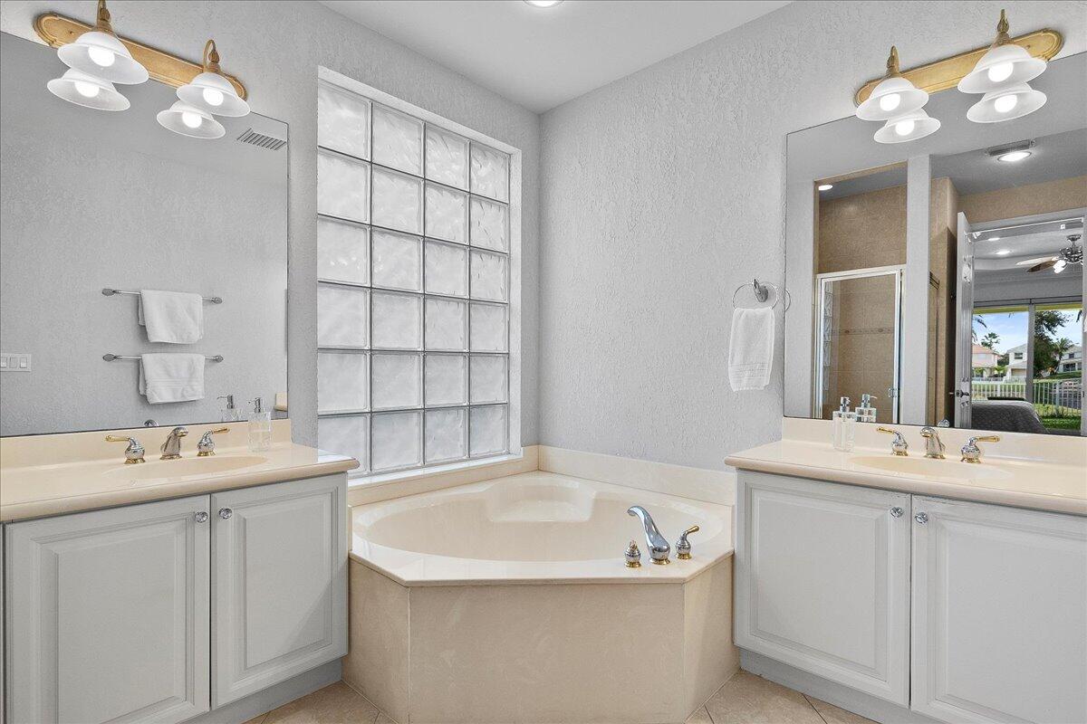 102 Mulberry Grove Road West Palm Beach, FL 33411 - Photo 18 of 45 Primary Bath with Double Sinks