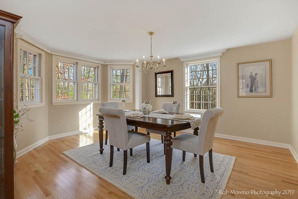52 Pye Brook Lane Boxford, MA 01921 - Photo 6 of 41 a view of a a dining room with furniture window and wooden floor