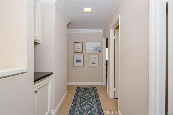 a view of hallway with window